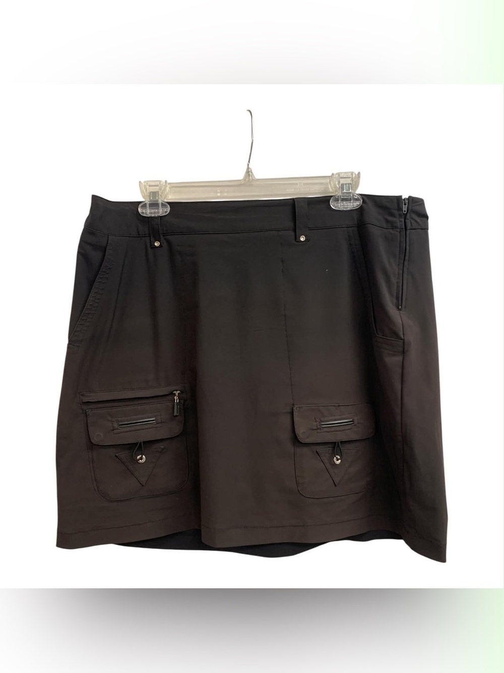Jamie Sadock Black Utility Pocket Skort Size L